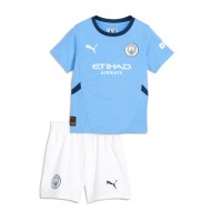 Camisa de time de futebol Manchester City Ruben Dias #3 Replicas 1º Equipamento Infantil 2024-25 Manga Curta (+ Calças curtas)
